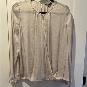 Vince Cream Draped Women's Blouse